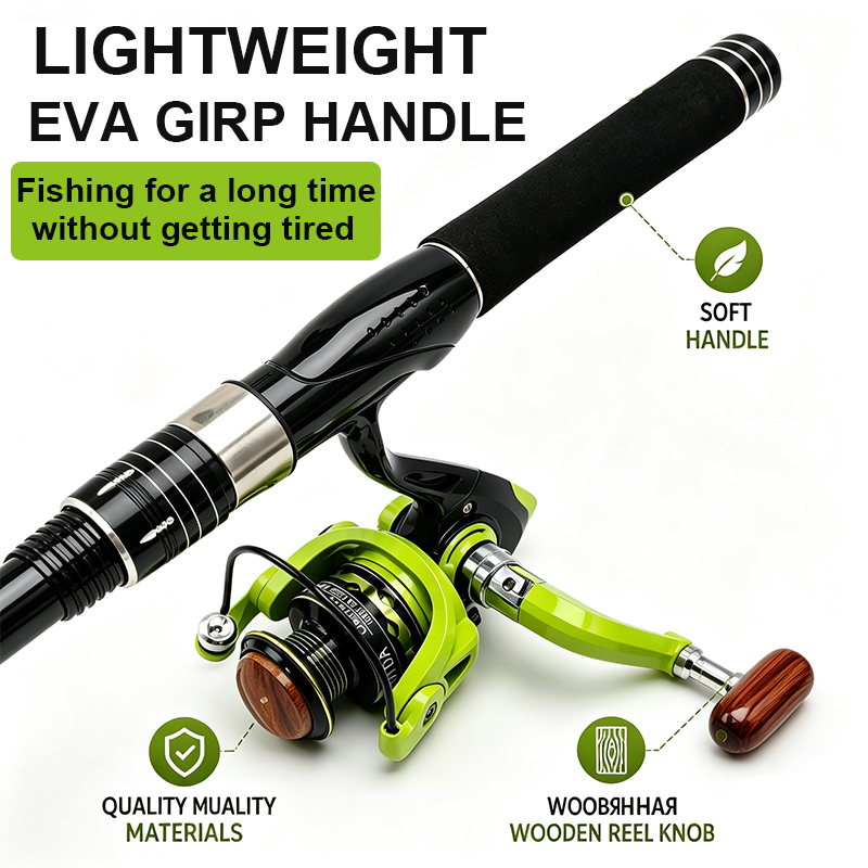 Spinning Fishing Rod and Reel  - Fishing Rod Combo recension och pris