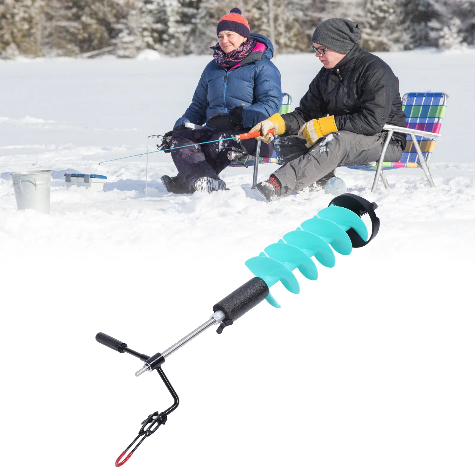 Electric Ice Auger Kit, 8in Ic - Fishing Rod Ice recension och pris