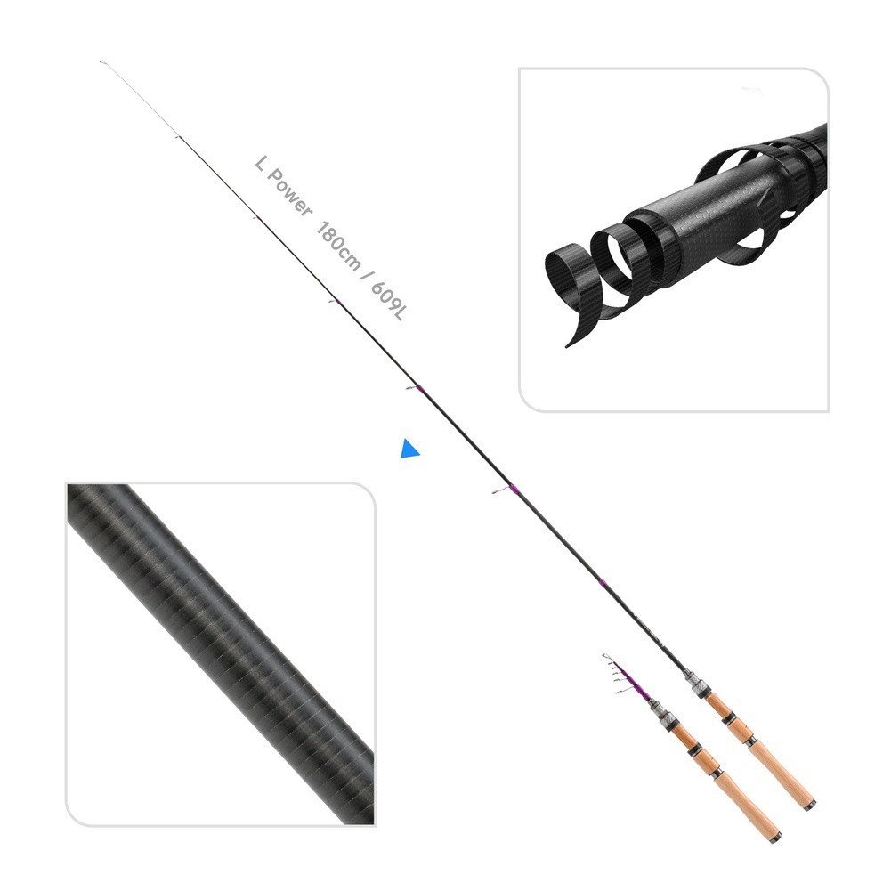 1.8M For BFS Dedicated L Actio - Fishing Rod Carbon Fiber recension och pris