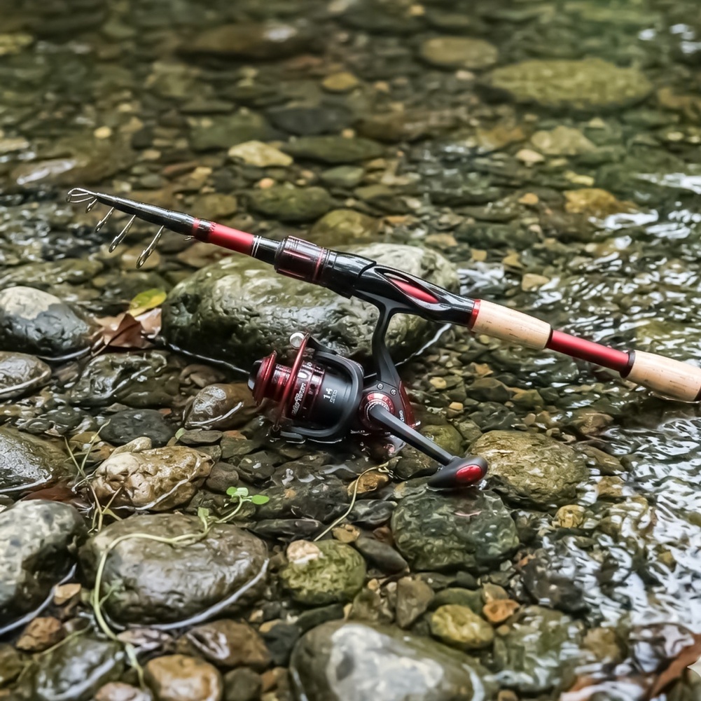 Ultralight Carbon Fiber Fishin - Fishing Rod Combo recension och pris
