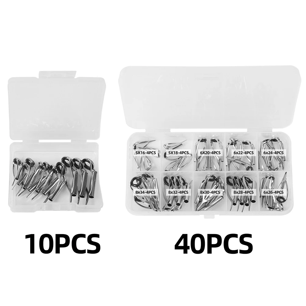 10/40pcs Fishing rod Tip Repai - Fishing Rod Guide Replacement recension och pris