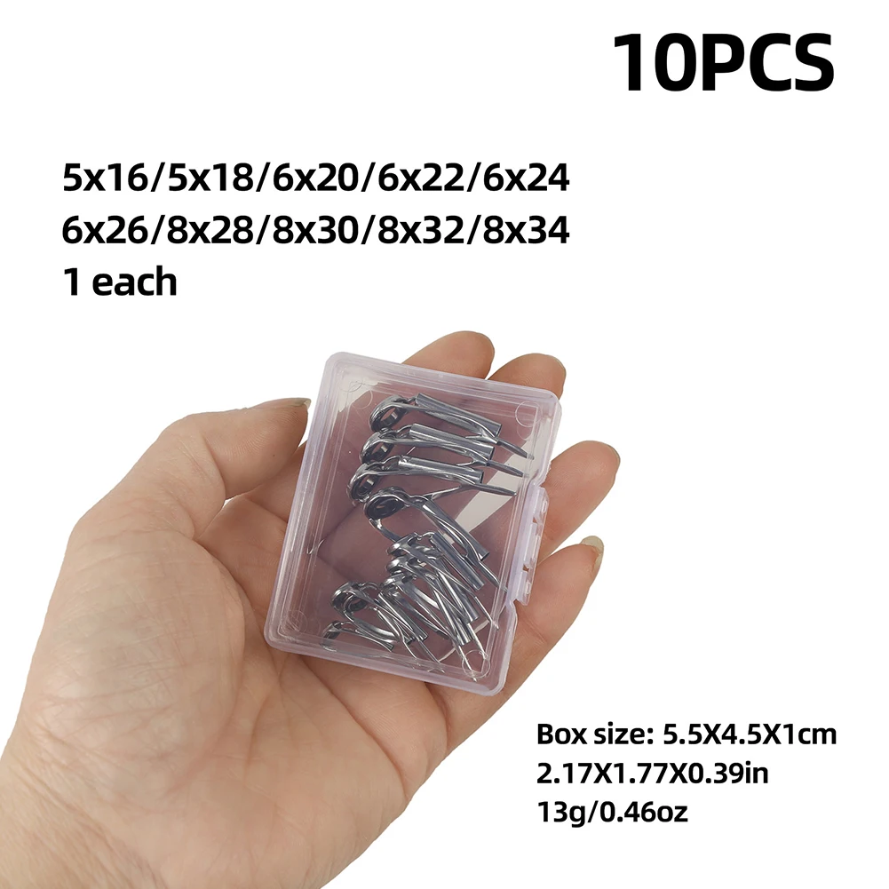 10/40pcs Fishing rod Tip Repai - Fishing Rod Guide Replacement recension och pris